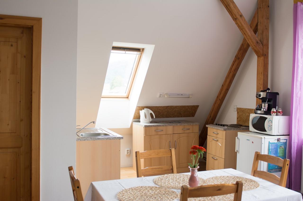 Penzion Signum Laudis Hotell Velké Hamry Eksteriør bilde